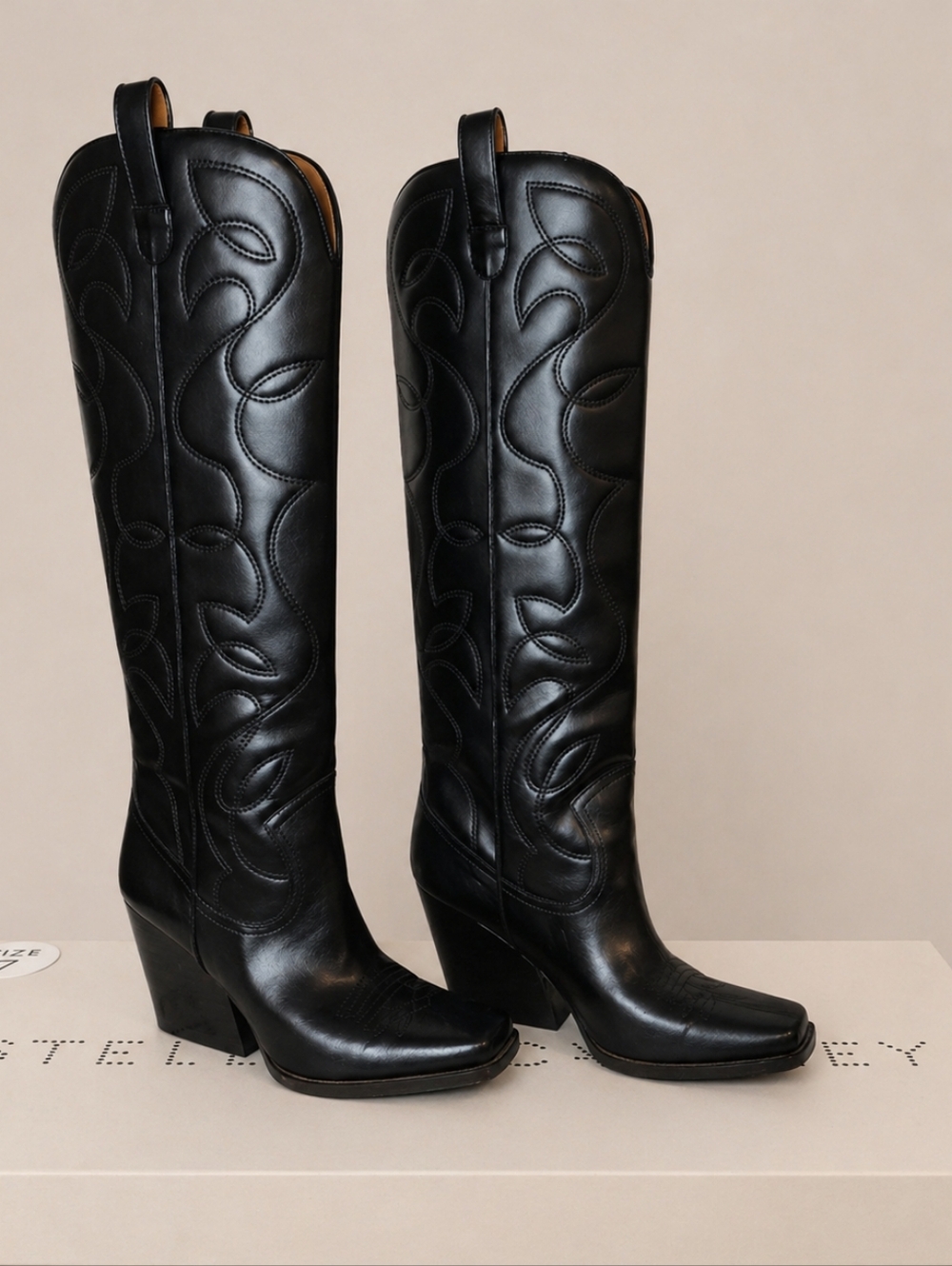 Stella McCartney Cowboy Cloudy Alter Mat Boots In Box 38 (7.5/8)